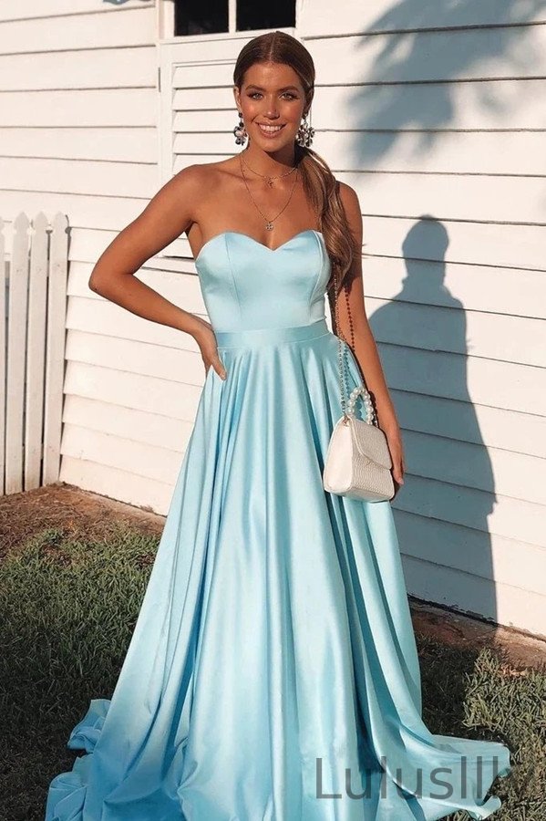 Glamorous Sweetheart Long Evening Party Dress Online - lulusllly
