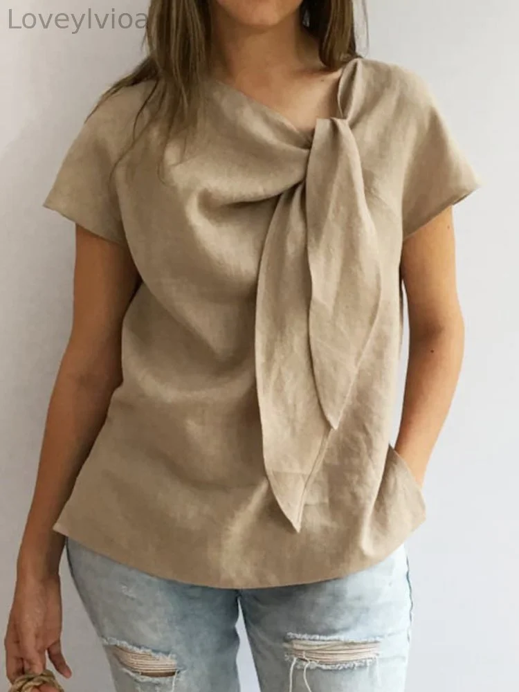 Elegant Casual Cozy Cotton Linen Shirt