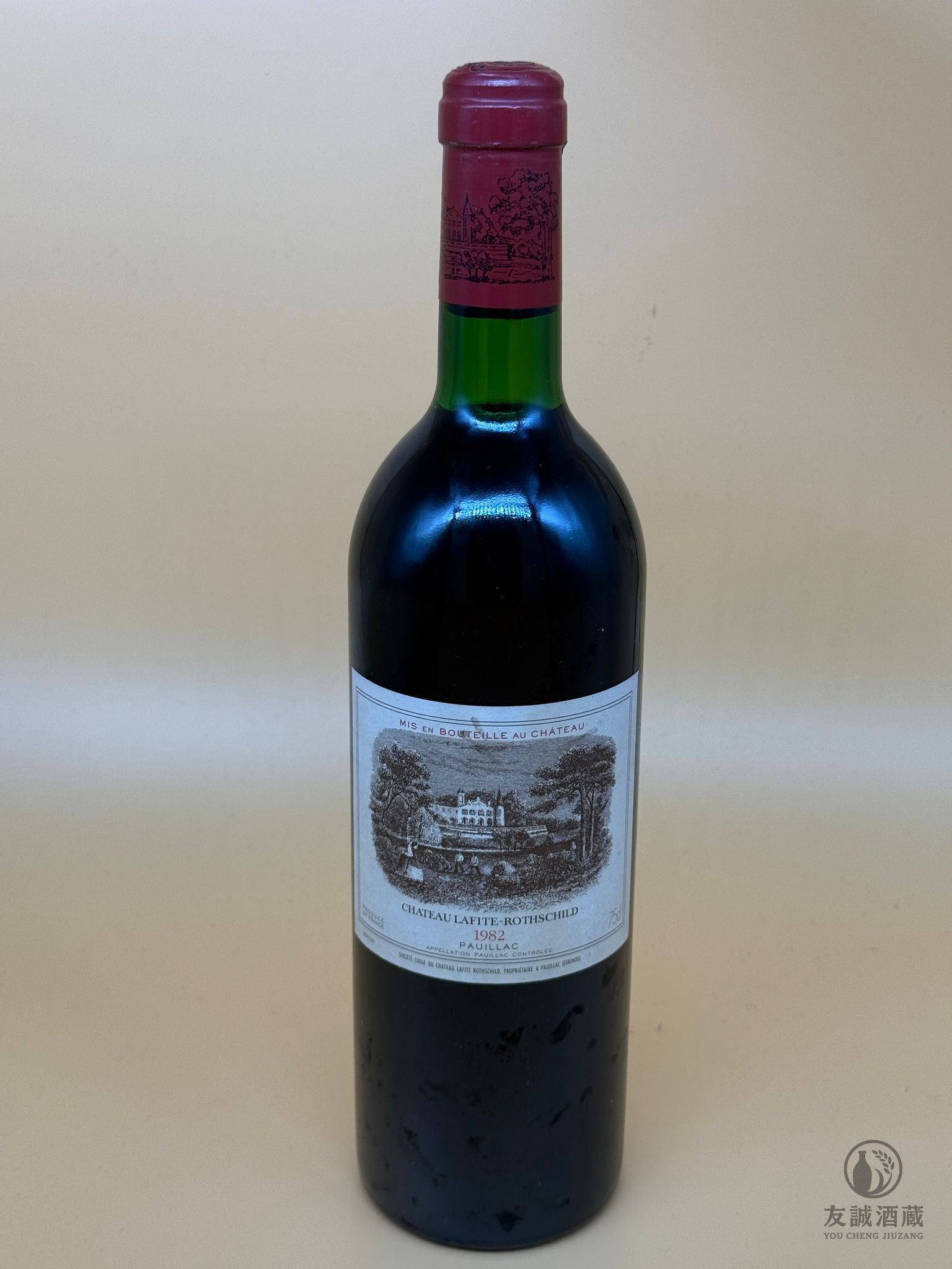 【0018】Lafite 1982 世紀年份｜品相較差｜純飲用首選｜破盤價 友誠酒藏