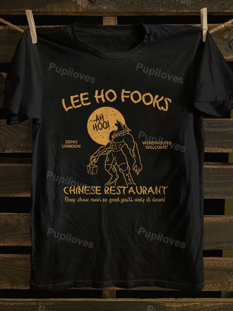 Pupiloves Pupiloves Lee Ho Fooks Chinese Restaurant T-shirt