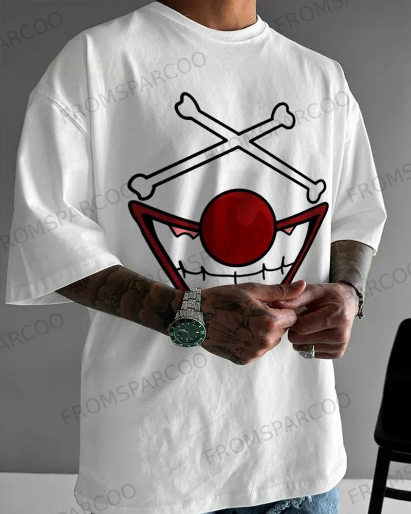 Unisex Anime Print T-Shirt