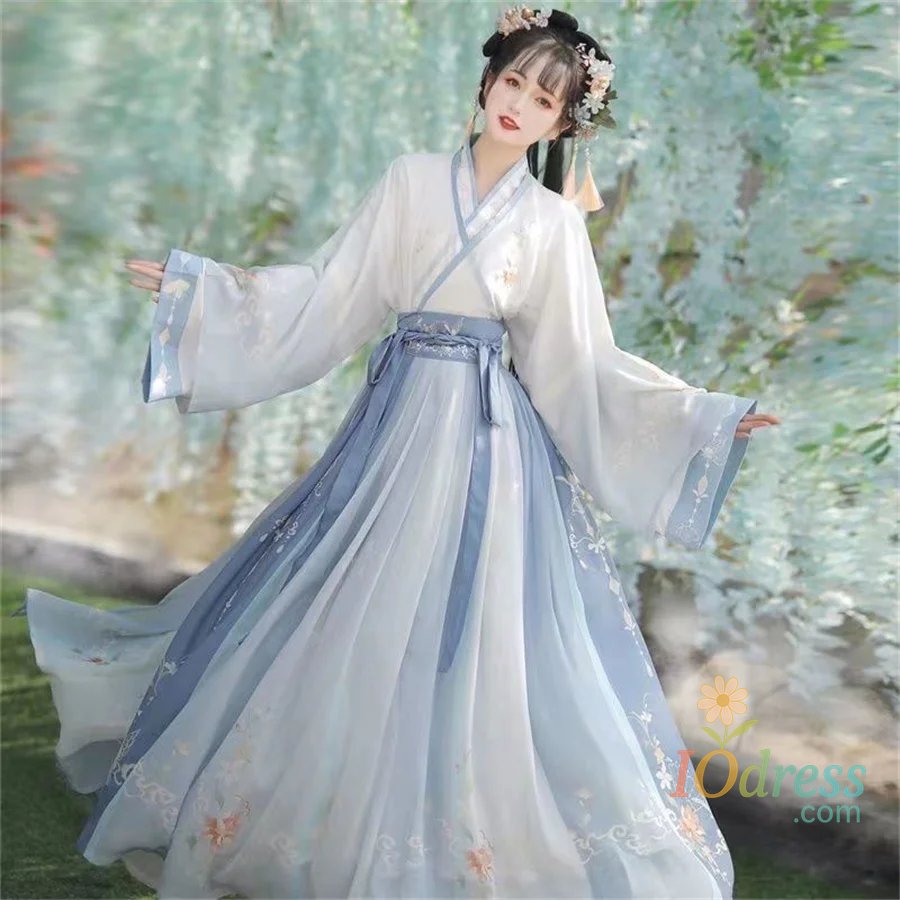 IO Dress Hanfu Vrouwen Chinese Traditionele Cosplay Fee Kostuum Oude Lied Dynastie Hanfu Jurk Dansjurk Plus Size Xl