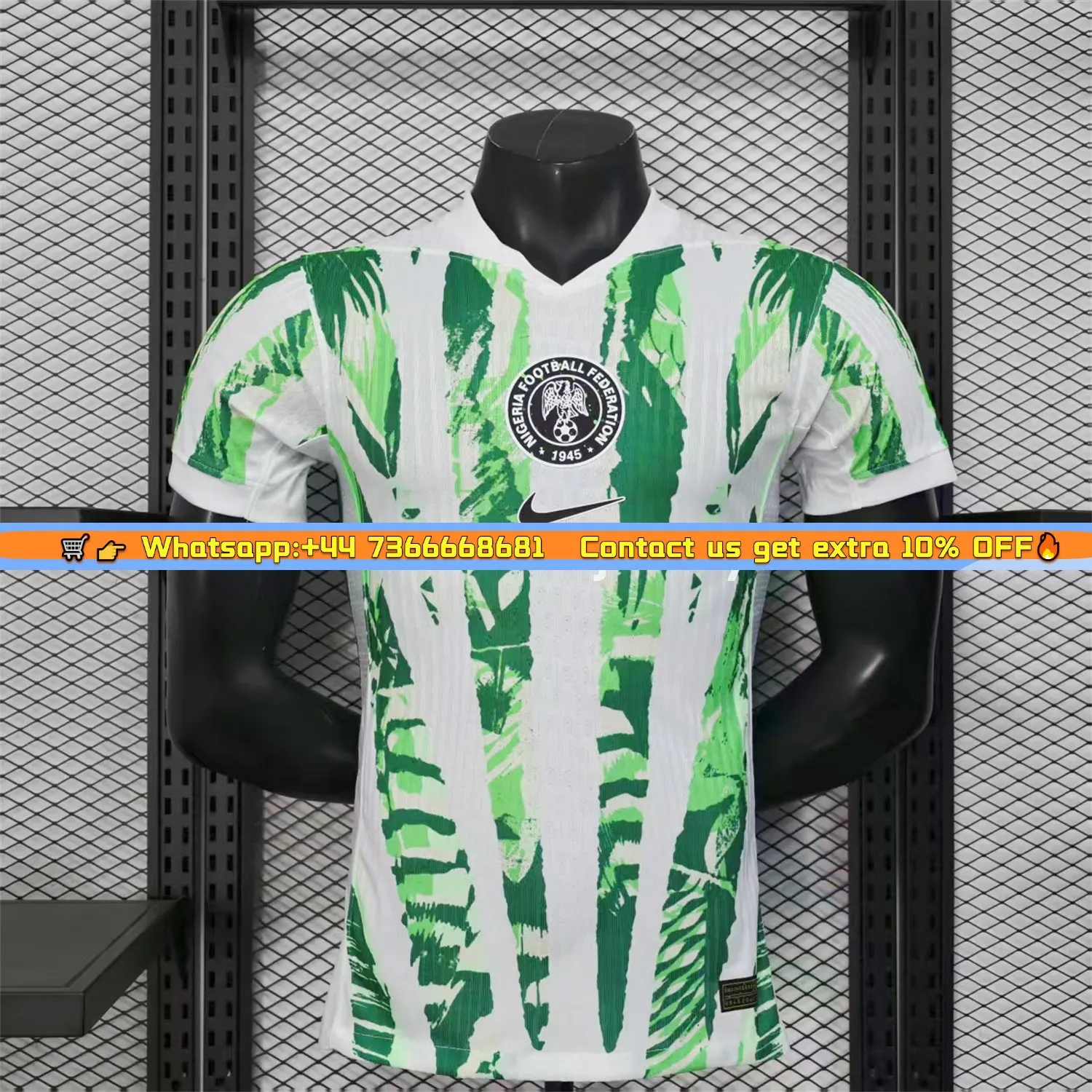 Nigeria Women 25-26 Away Jersey - Men's Player Version