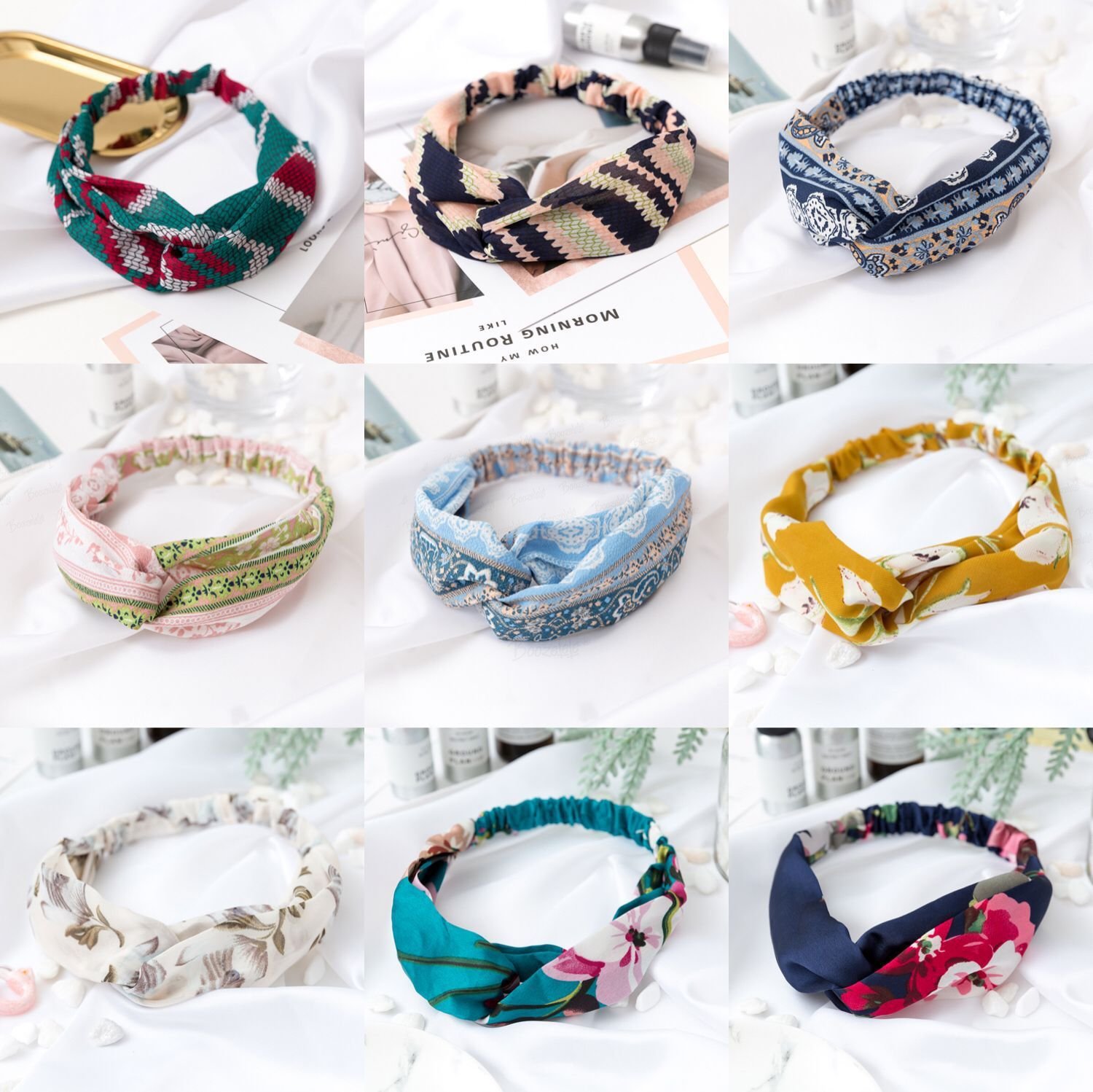 Elastic cross sports hair band ladies Korean headband headband elastic face wash hair accessories dianjiang ARY