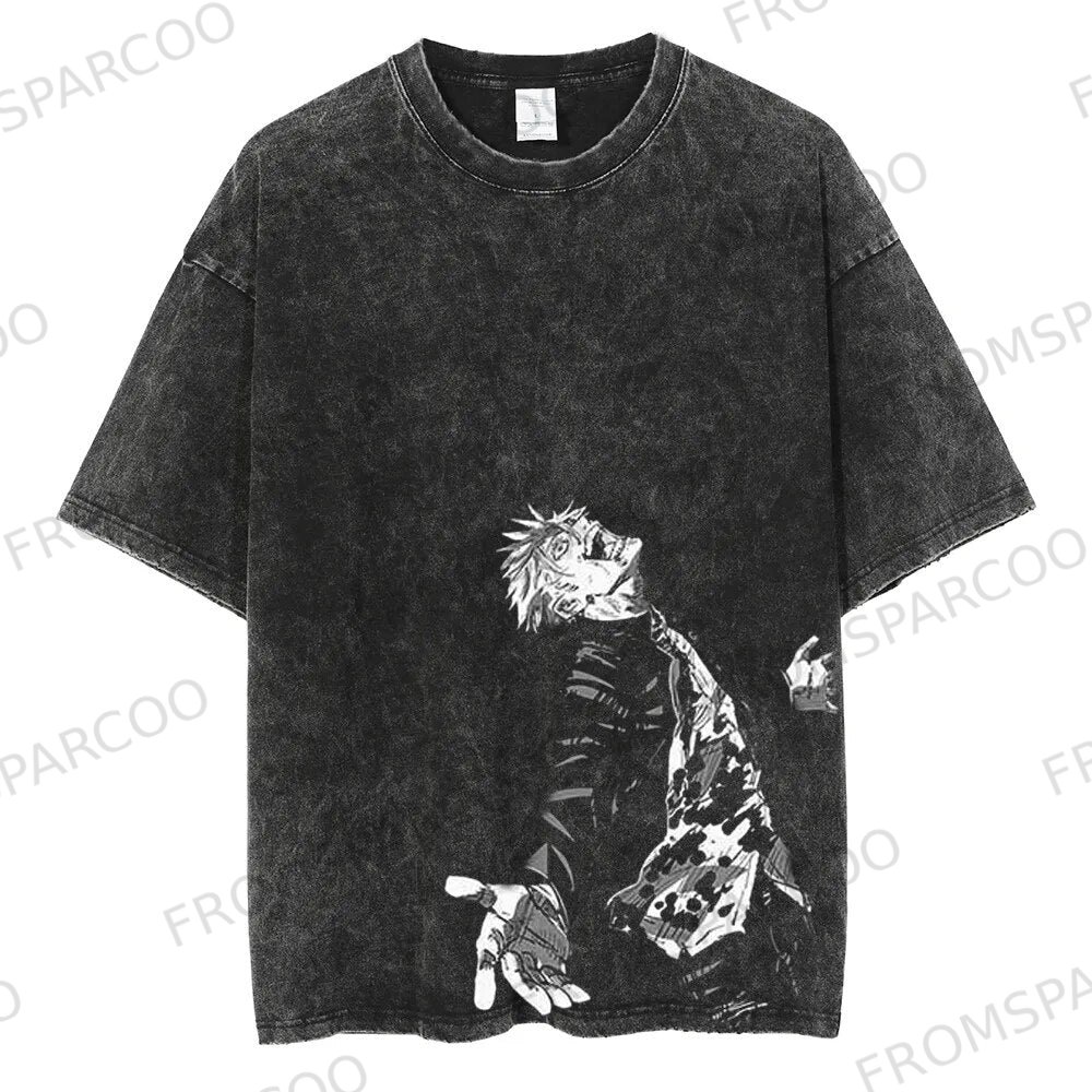 "Black Flash" Vintage Oversized T Shirt