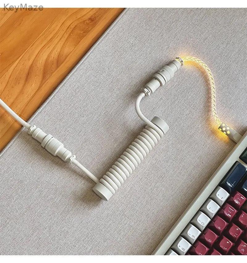Z59 8K Coiled Handmade Keyboard Cable