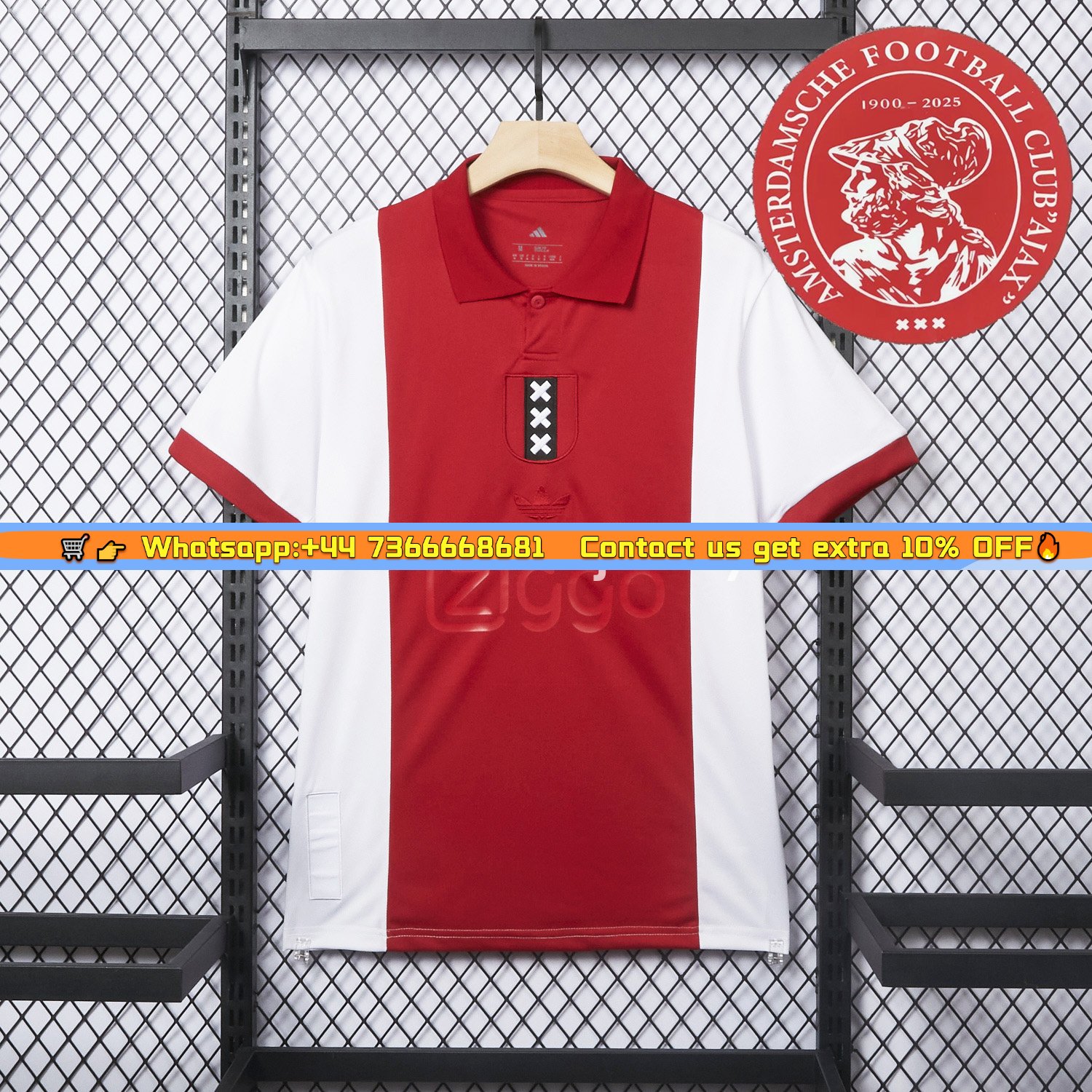 Ajax 2025 125-Year Anniversary Jersey - Fans Version