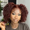 New Glueless Super Fluffy Afro Kinky Black Short Curly Wigs