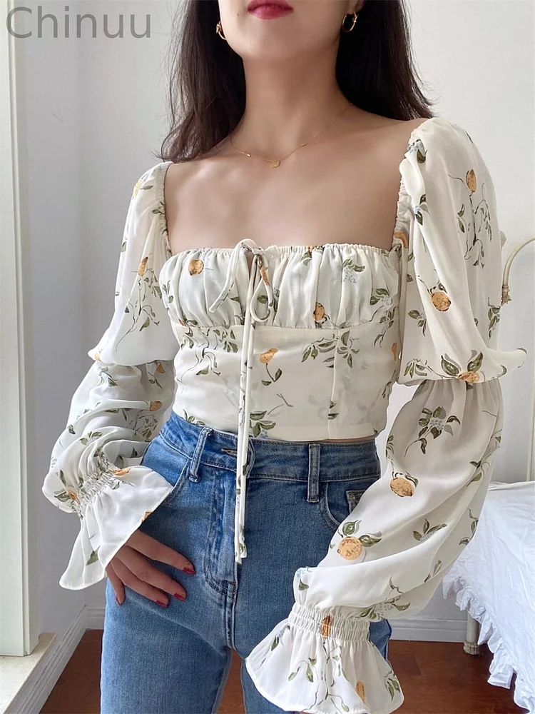 Floral Shirt Waisted Short Shirt