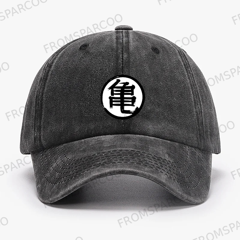 Anime Text Print Baseball Cap