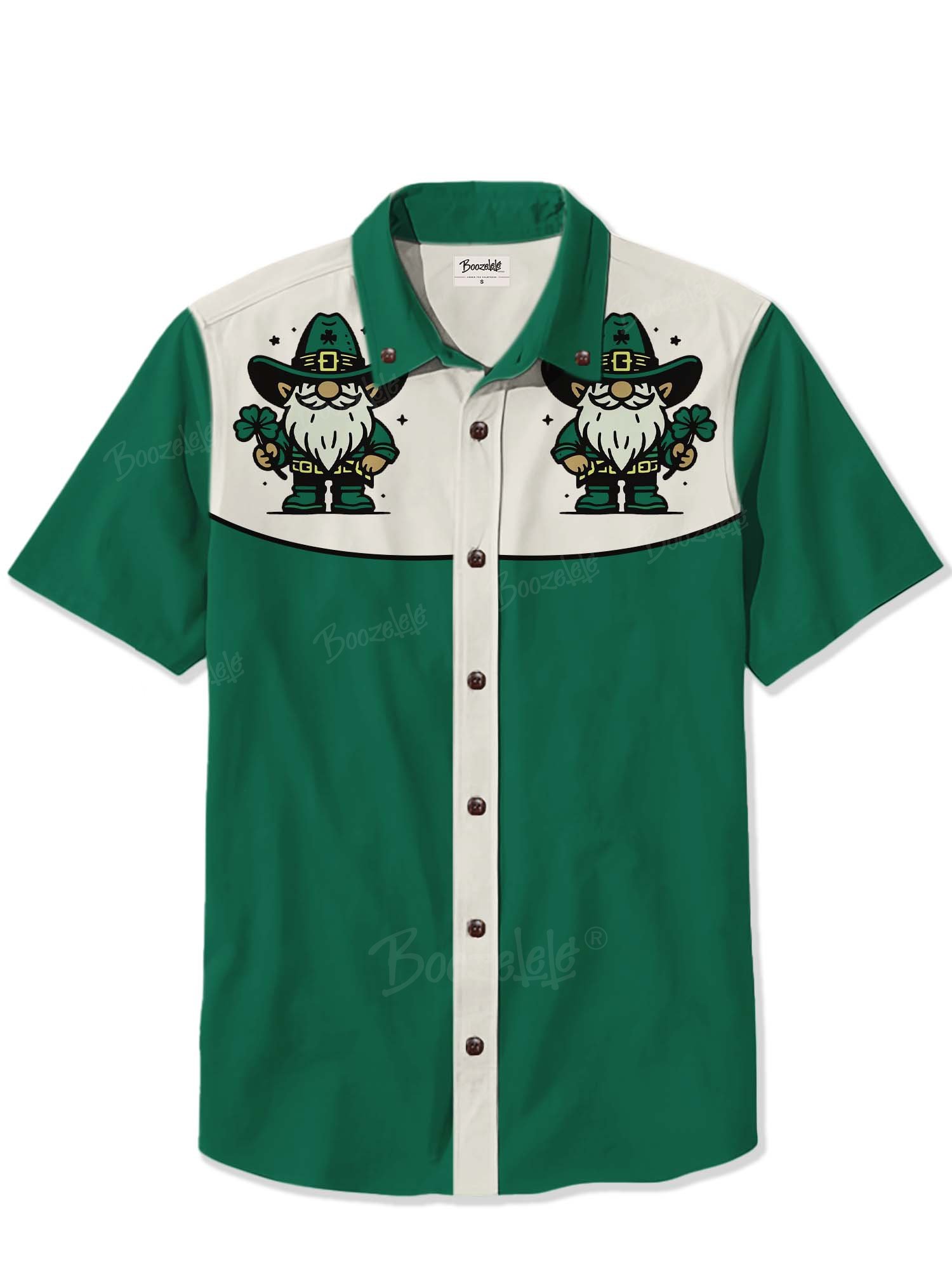 St. Patrick'S Western Cowboy - 100% Cotton Shirt