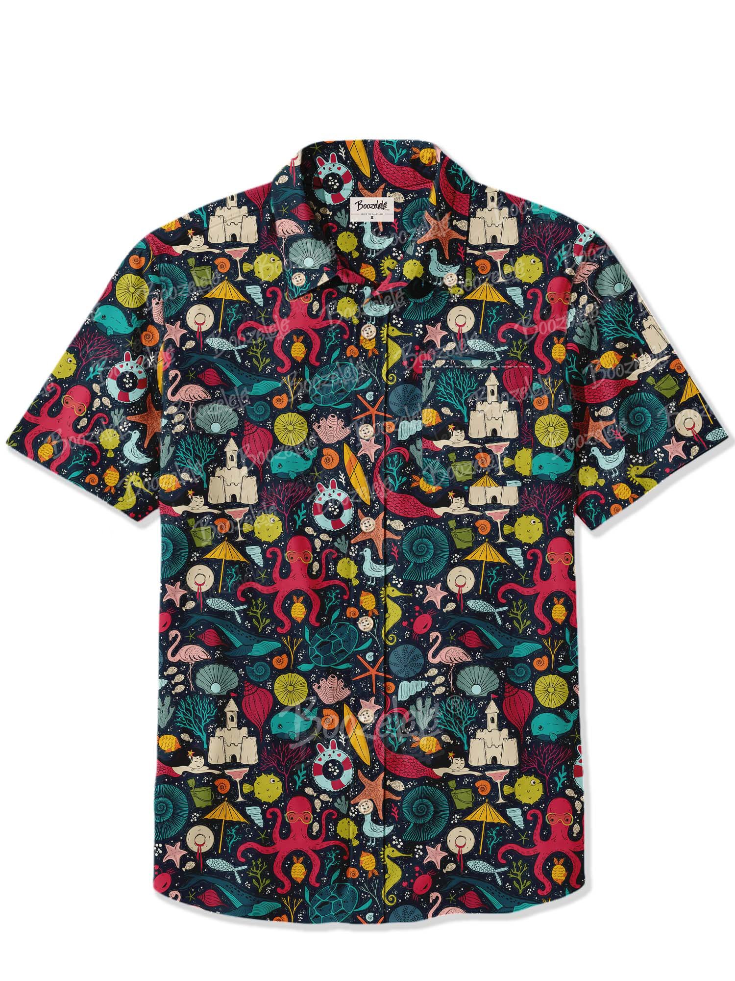 【Pallavi Chaudhary X Boozelele】A Trip To The Beach - 100% Cotton Shirt