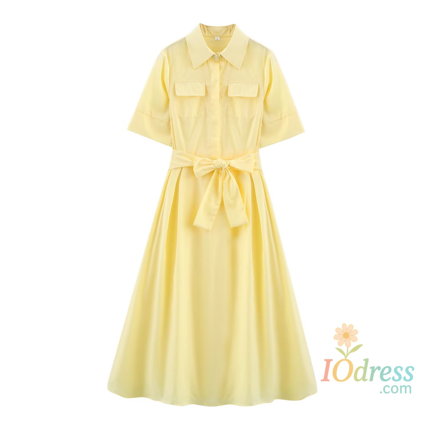 IO Dress TRAFZA Women Elegant Red Belted Dress Lapel Pocket Long Dress 2025 New Spring Summer High Street Romantic Casual Holidays Dress