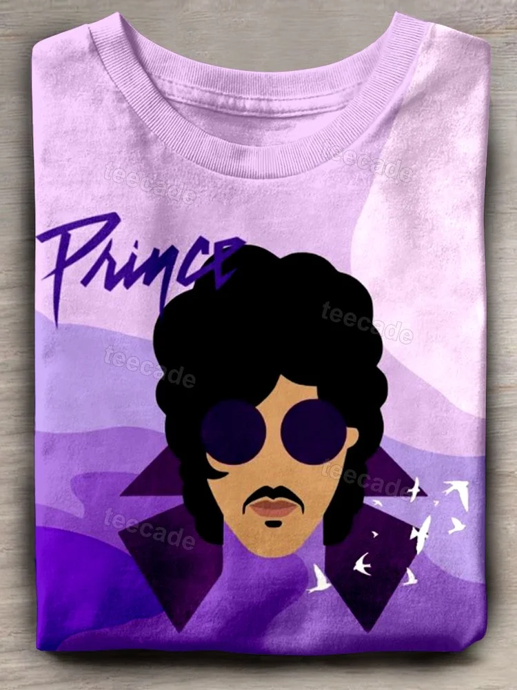 Teecade Prince Singer Art Print T-shirt