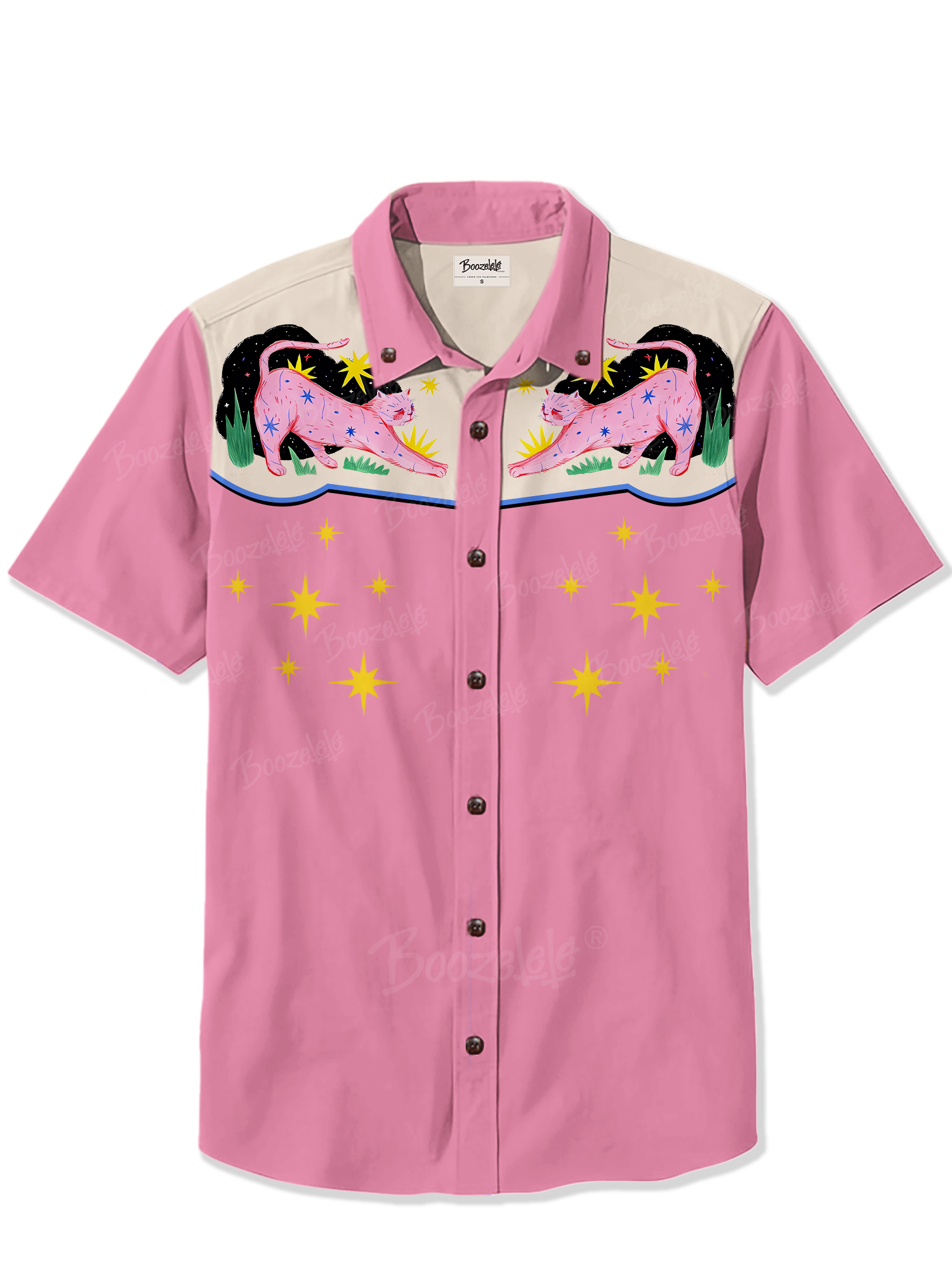 Cat Star - 100% Cotton Shirt