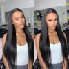 Glueless New Black Natural Hairline Long Hair Silky Straight Wig