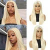 Glueless Silk 613 Blonde  Straight Wigs For Black Women