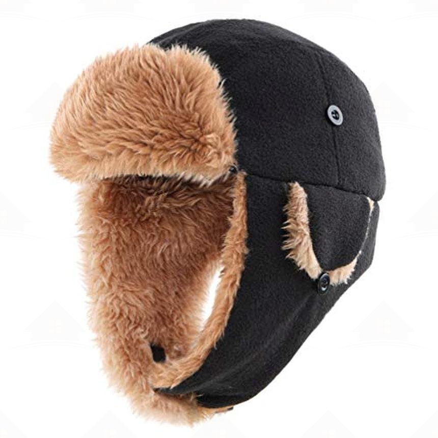 Home Prefer Toddler Boys Kids Fleece Trapper Winter Hat with Ear Flaps Warm Hat