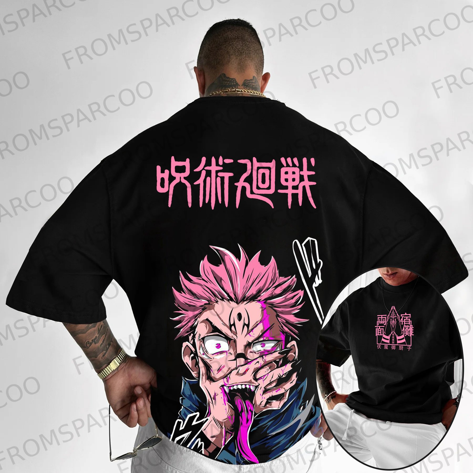 Casual Jujutsu Kaisen Anime Print T-Shirt
