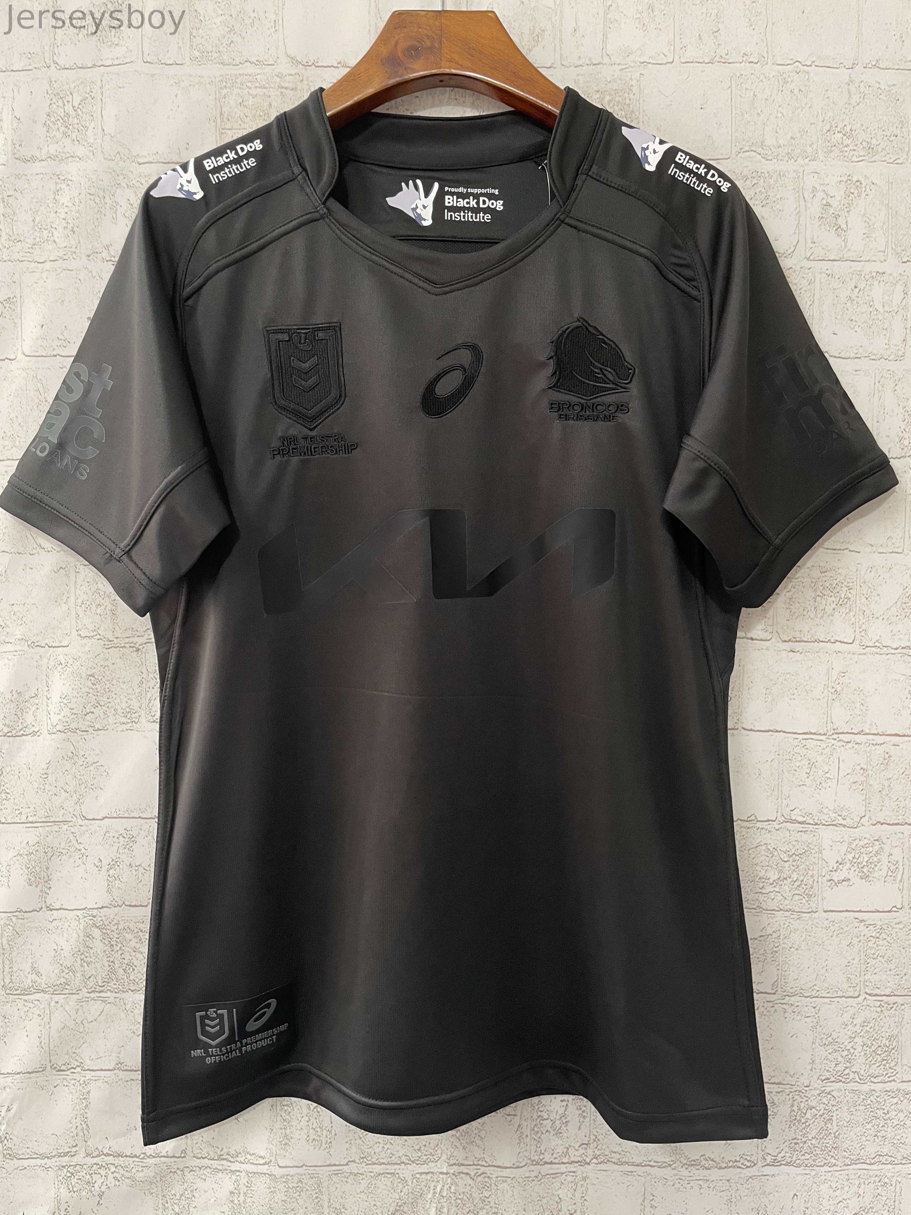 Brisbane Broncos rugby shirt black 2025 Adult/ Kids 25.50 (UK)