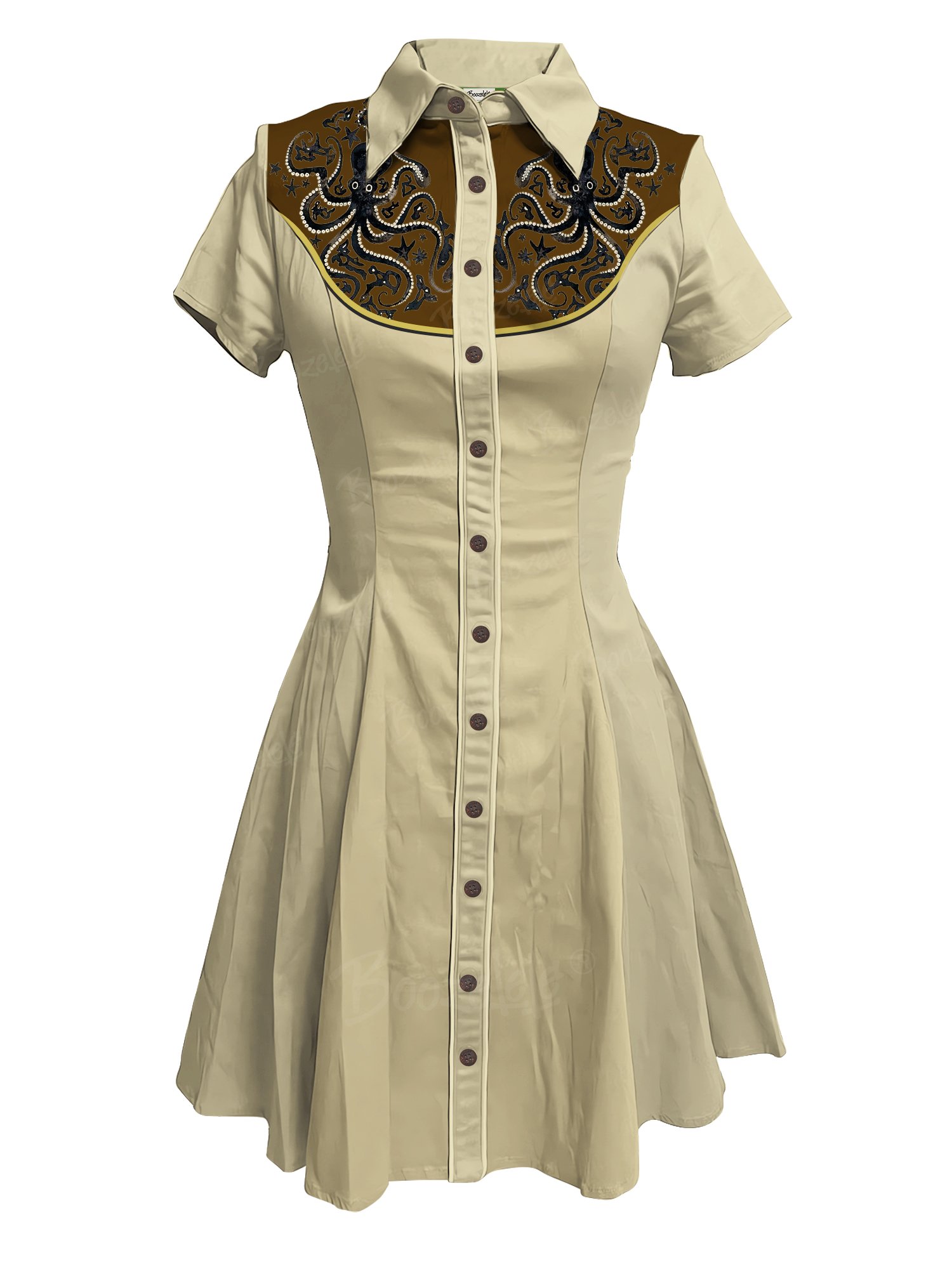 Retro Octopus - 100% Cotton Dress