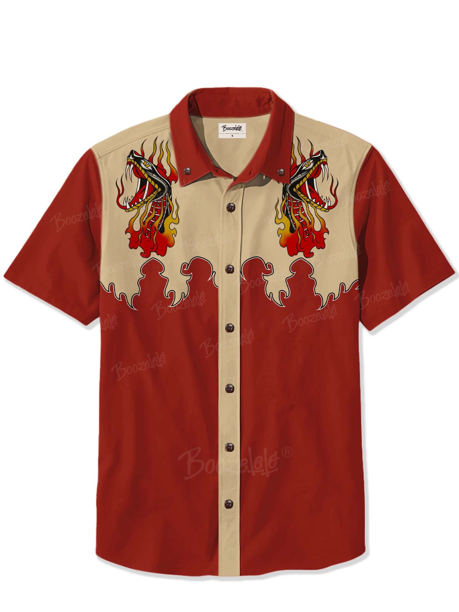 Snake Fire - 100% Cotton Shirt