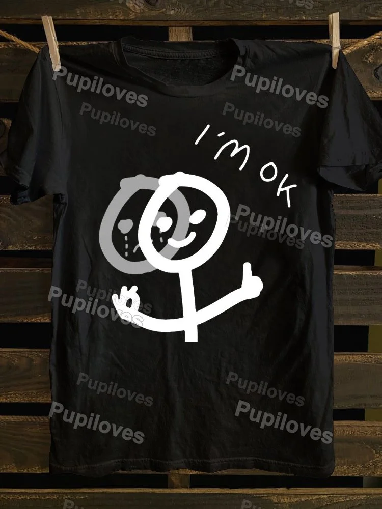 Pupiloves Pupiloves I'm Ok T-shirt