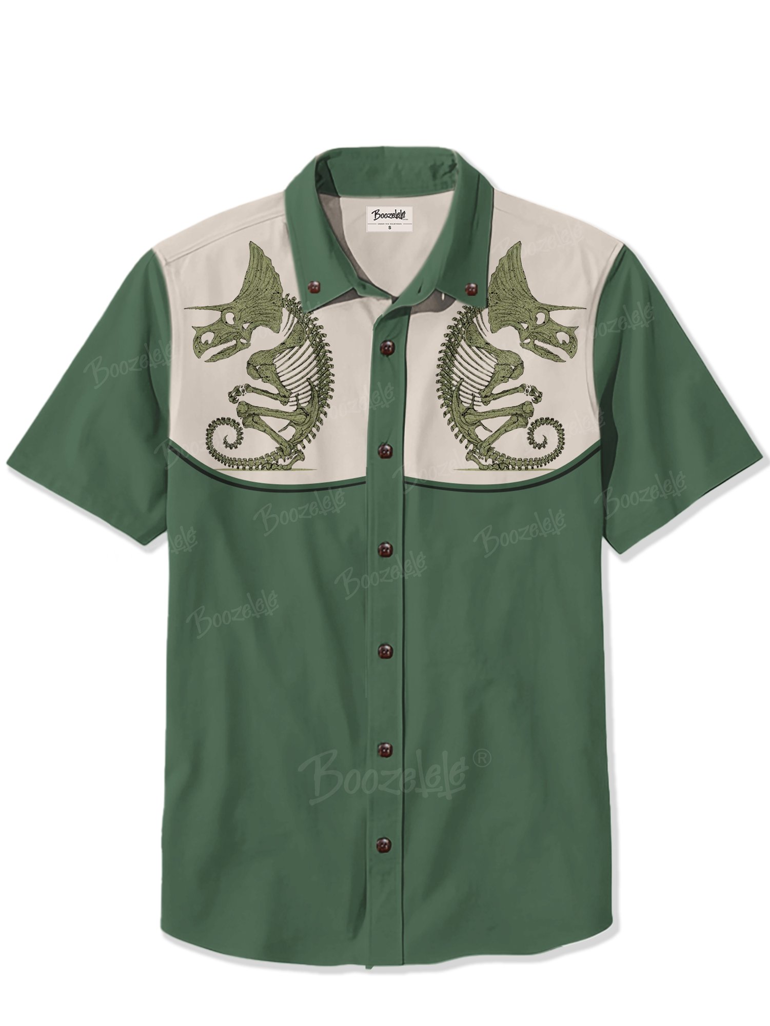 Dinosaur Skull - 100% Cotton Shirt