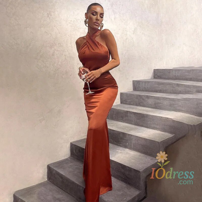 IO Dress Dulzura Women 2024 Summer Elegant Party Club Evening Streetwear Bodycon Black Long Dress Items For Business IO Dress