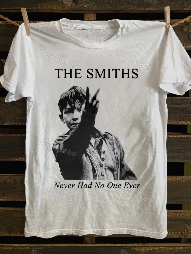 Pupiloves Pupiloves The Smiths Never Had No One Ever T-shirt