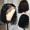 Classical Black Short Bob Hair Curly Wigs
