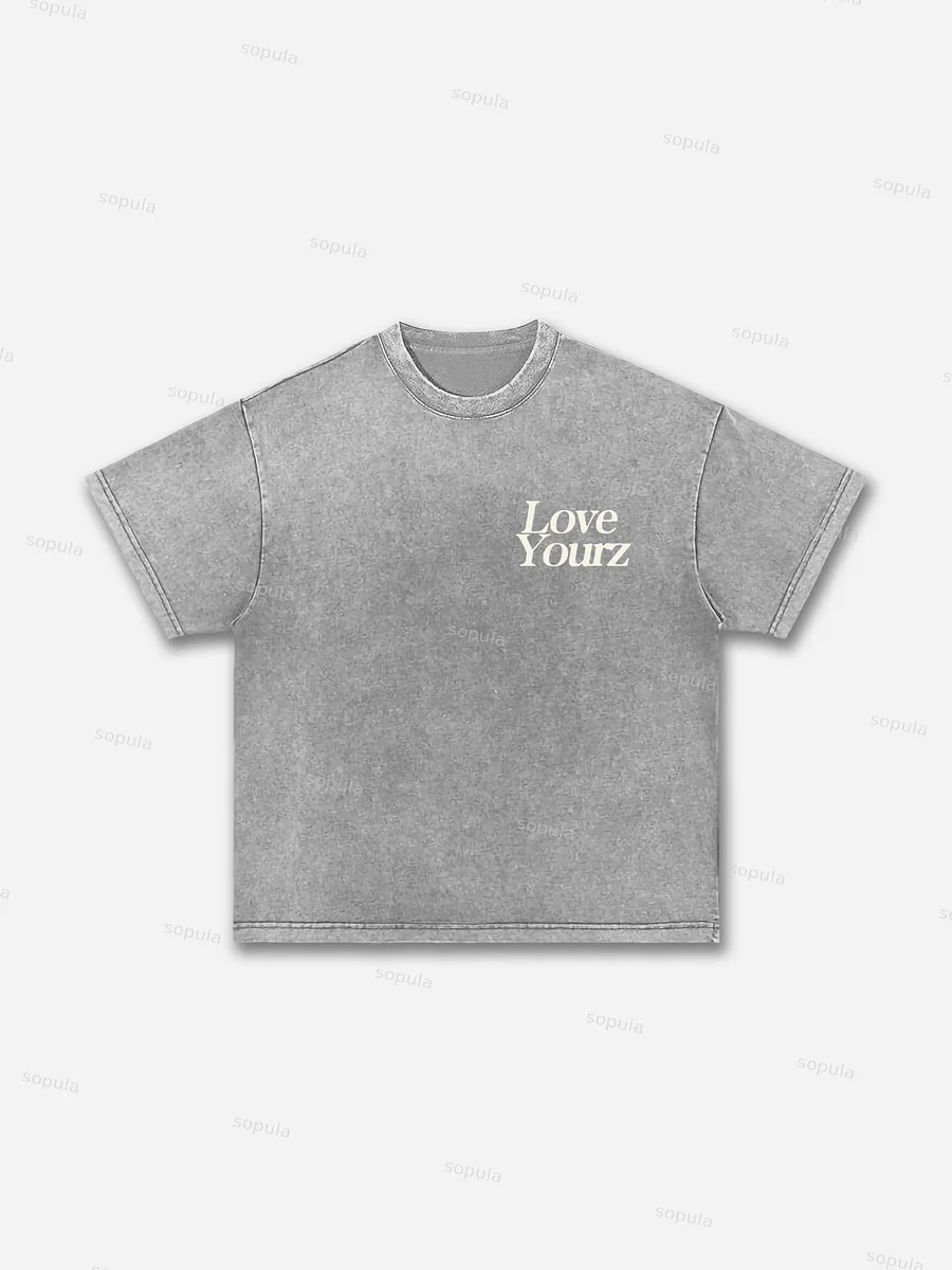 Sopula No Such Thing As, A Life That's Better Than Yourz Acid Washed T-Shirt