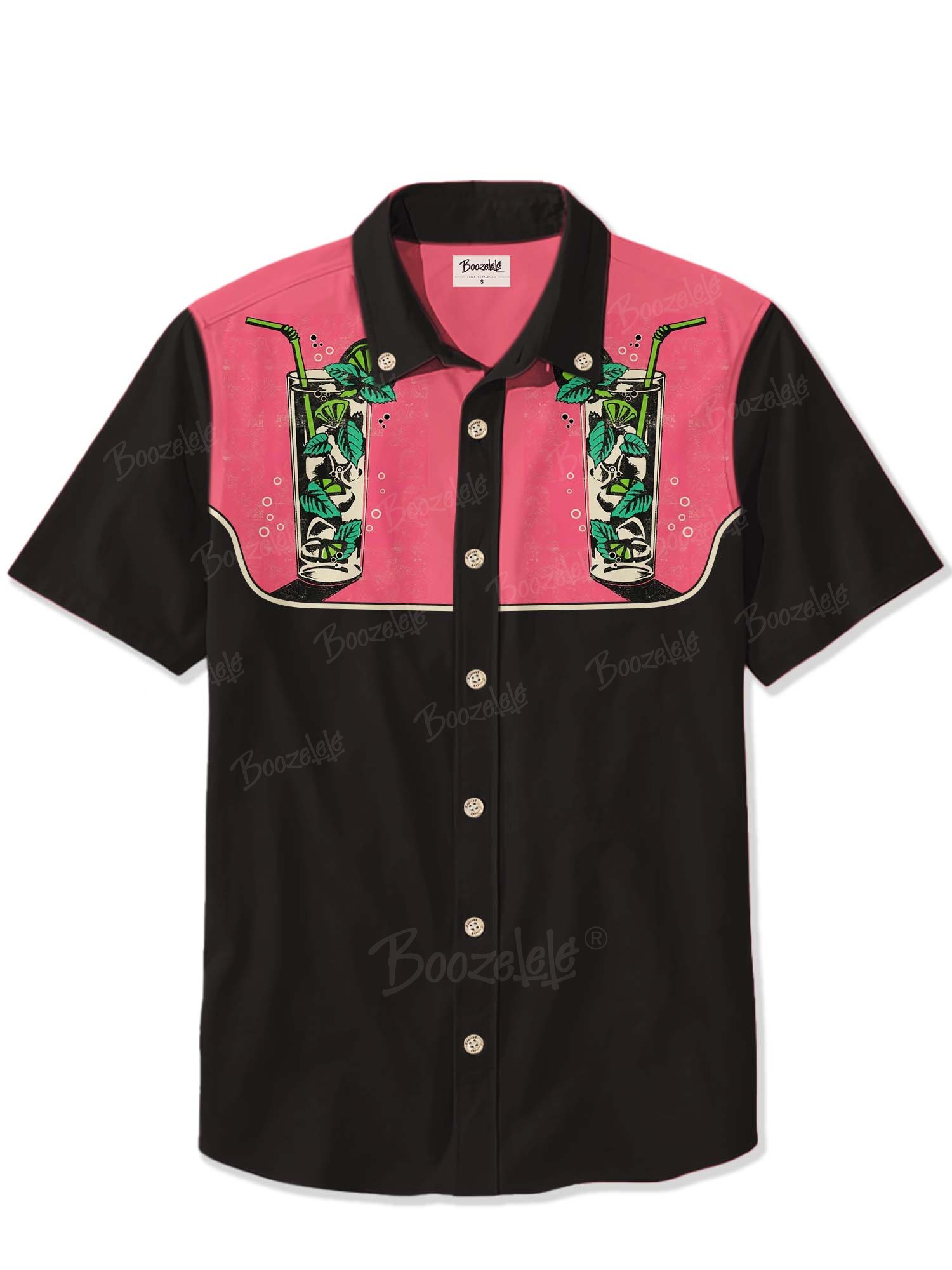 Vintage Cocktail - 100% Cotton Shirt