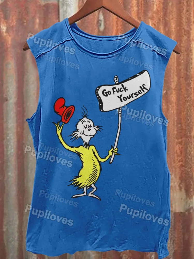 Pupiloves Pupiloves Go Fuck Yourself Tank Top