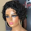 Short Hair Black Crurly Wig