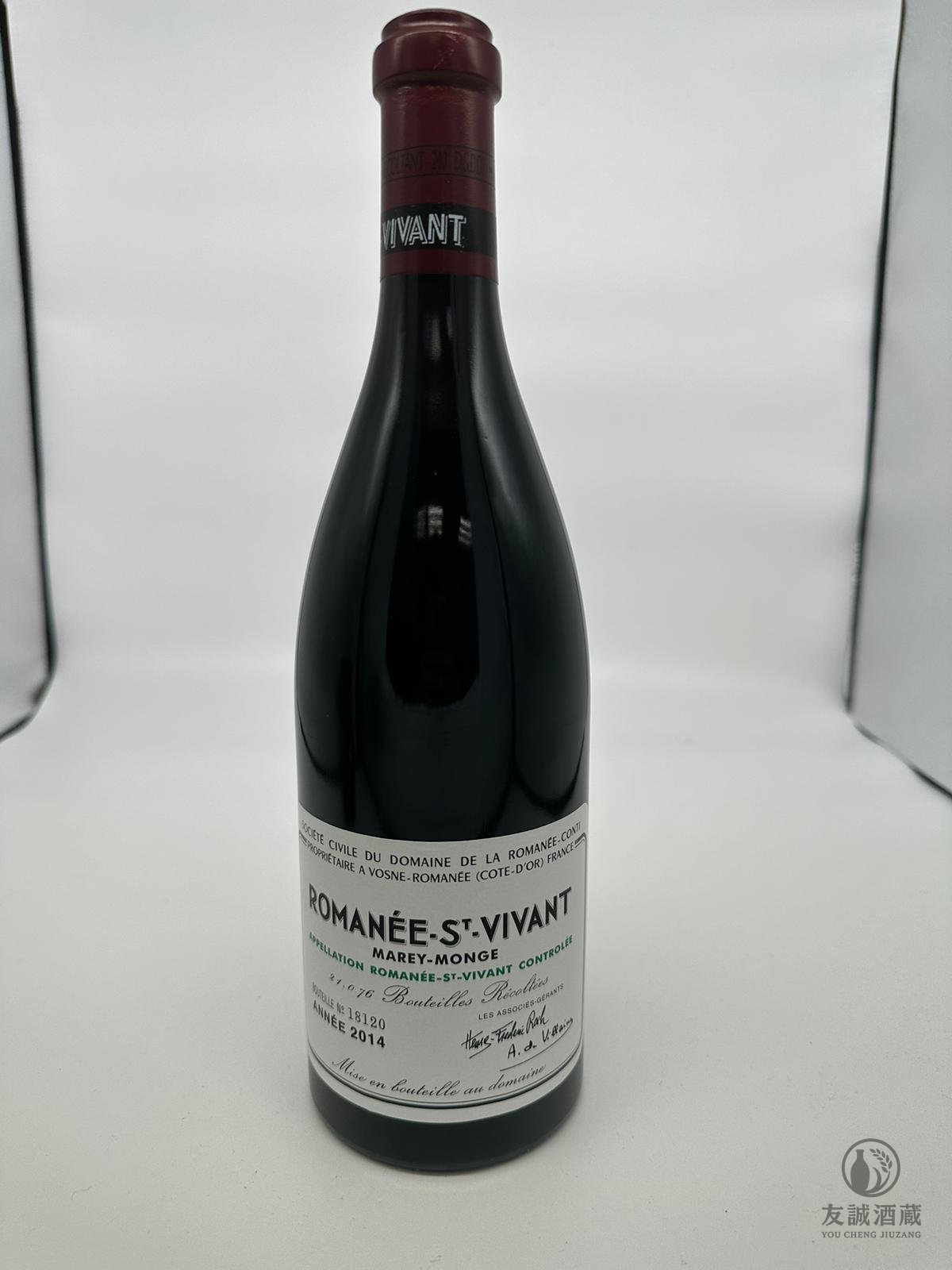 【A11026】DRC Roman&eacute;e-St-Vivant 2014｜勃艮第之巔｜完美品相｜典藏價 友誠酒藏