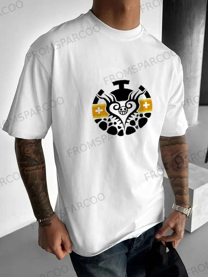 Oversized Loose Anime Print T-Shirt