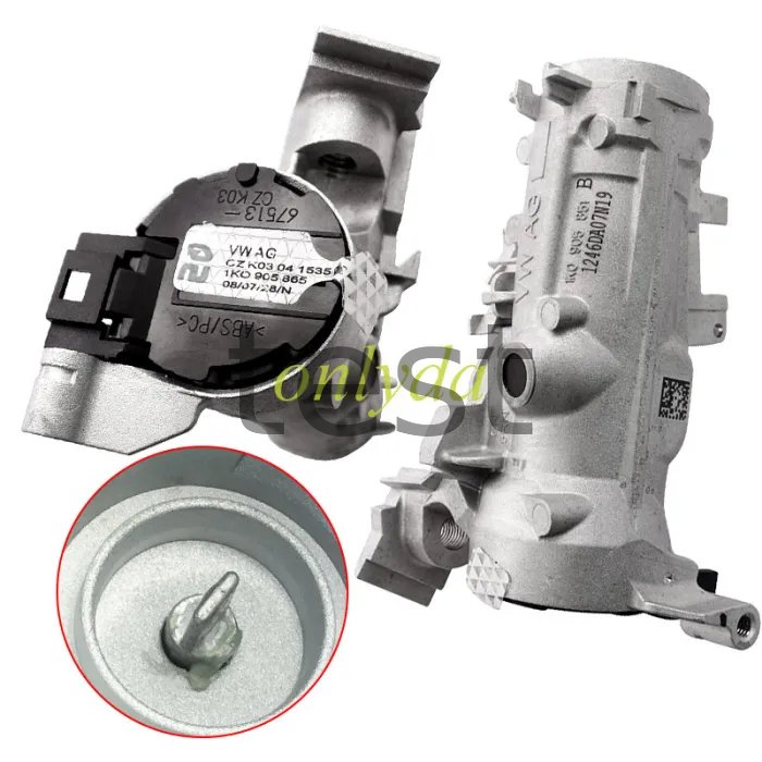 For VW CADDY MK3 Golf MK5 ignition start switch steering lock   1KO905851B RY