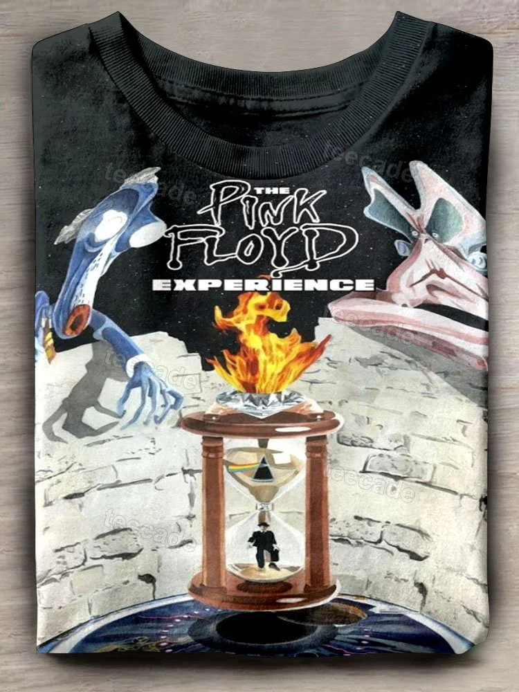 Teecade Teecade Pink Floyd Band Art Print T-shirt