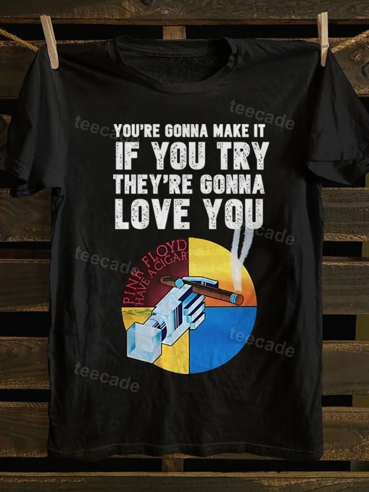 Teecade Teecade Pink Floyd Band Have A Cigar Music T-shirt