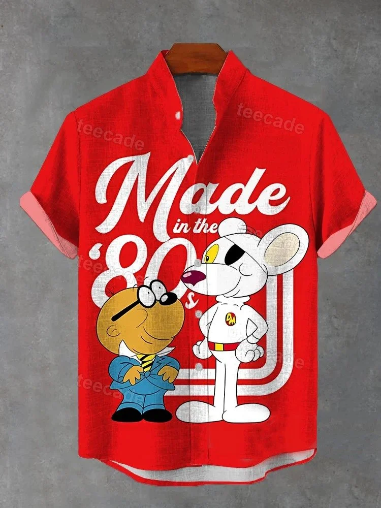 Teecade Teecade Mouse Detective Partner Art Print Shirt