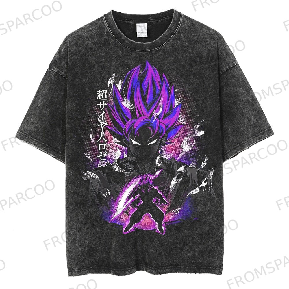 "Goku Black" Vintage Oversized T Shirt