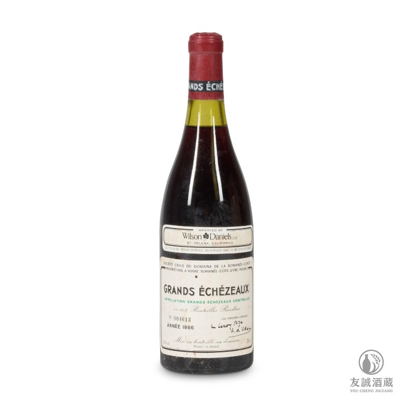 1986年Roman&eacute;e-Conti Grands Ech&eacute;zeaux 大依瑟索特級紅酒 友誠酒藏