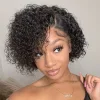 Glueless Short Pixie Cut Wig Curly Wig
