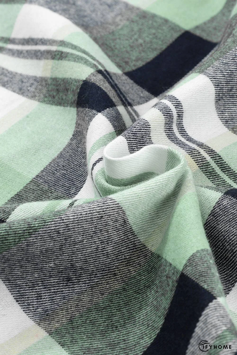 Plaid Button Up Patch Pocket Shirt | IFYHOME