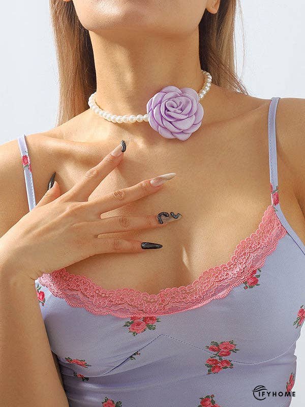 Three-Dimensional Flower Necklaces Accessories | IFYHOME