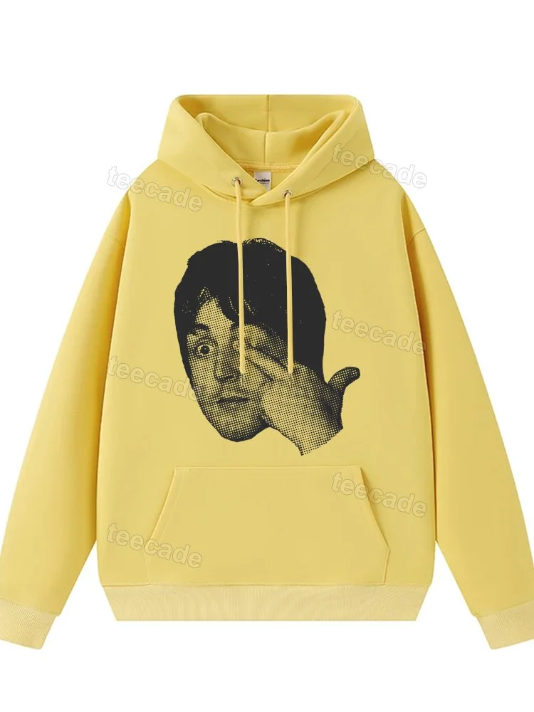 Teecade Teecade Paul Pop Art Middle Finger Hoodie