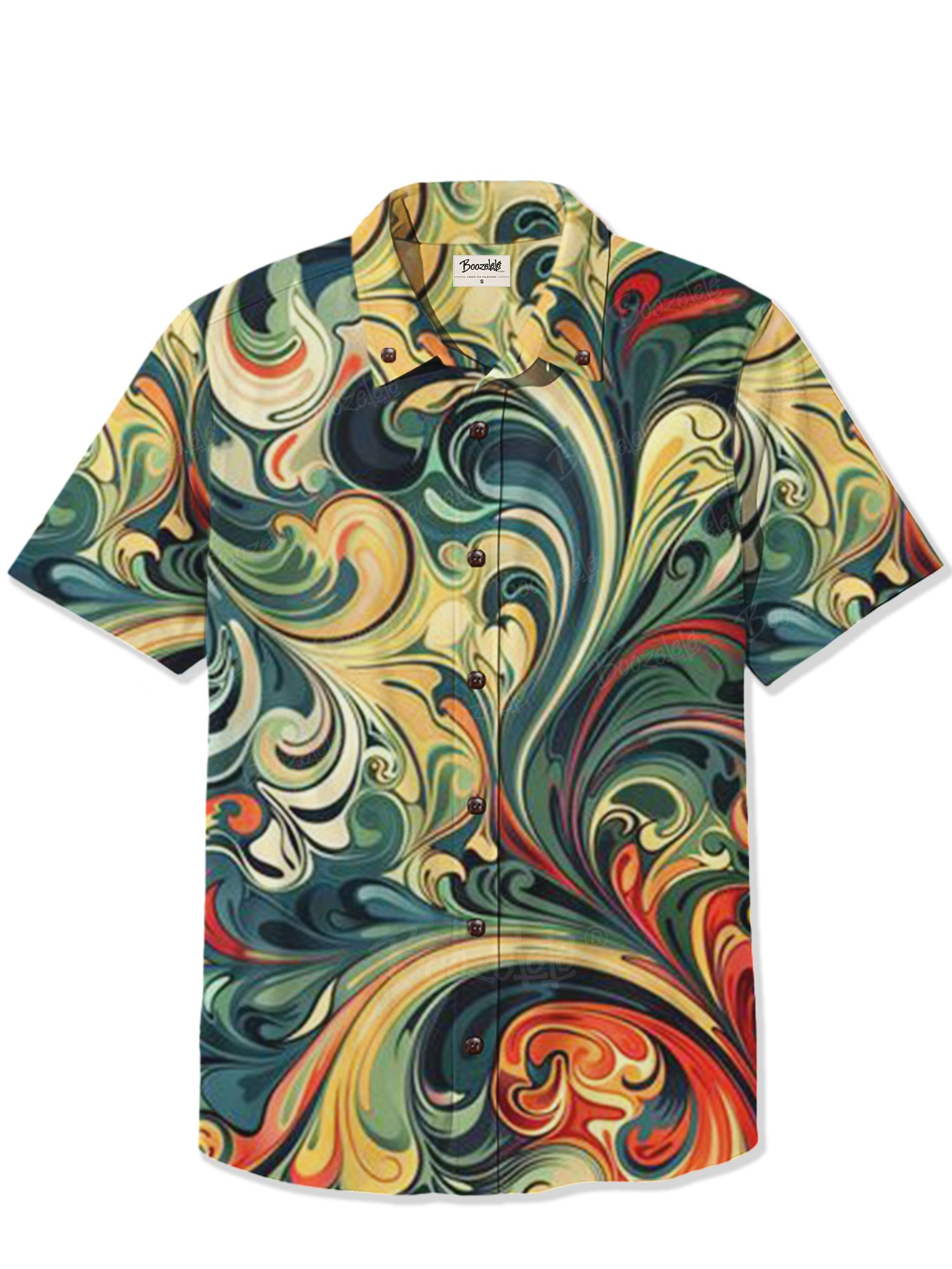 Yellow and green water - 100% Cotton Shirt