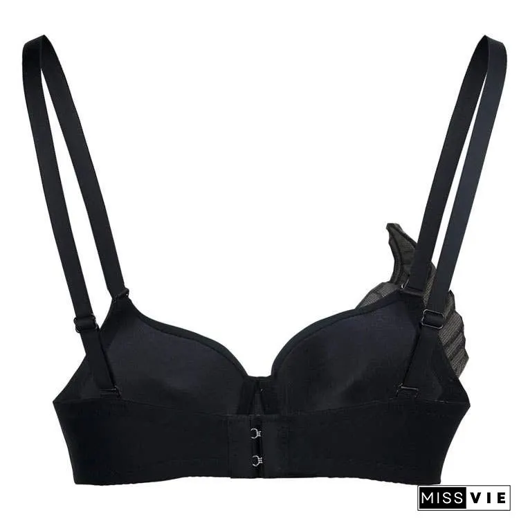 Sexy Dark Punk Rivet Wings Bra