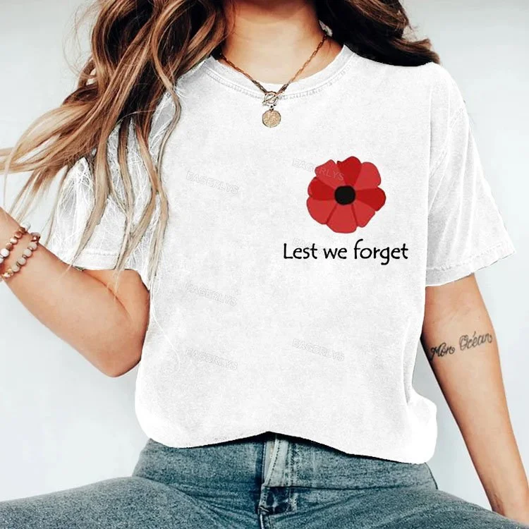 Eagerlys We Will Remember Them T-shirt Eagerlys